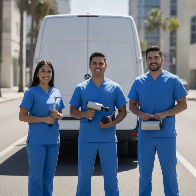 Quiropráctico equipo en Tampico
